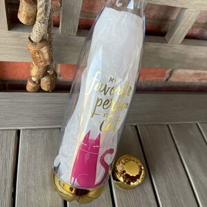HALLMARK MY FAV PERSON IS MY CAT Water Bottle Bundle 1 hydro flask water bottle